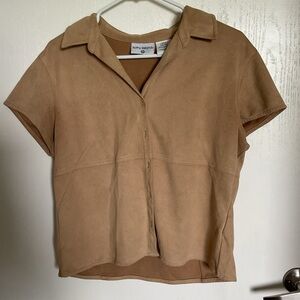 Button up t shirt